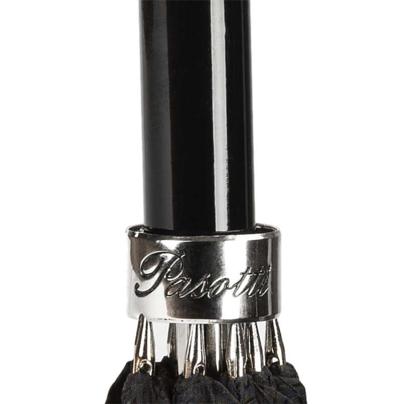 مظلة | 478 6278-1 w03 - مظلة سوداء فاخرة PASOTTI Z446V84